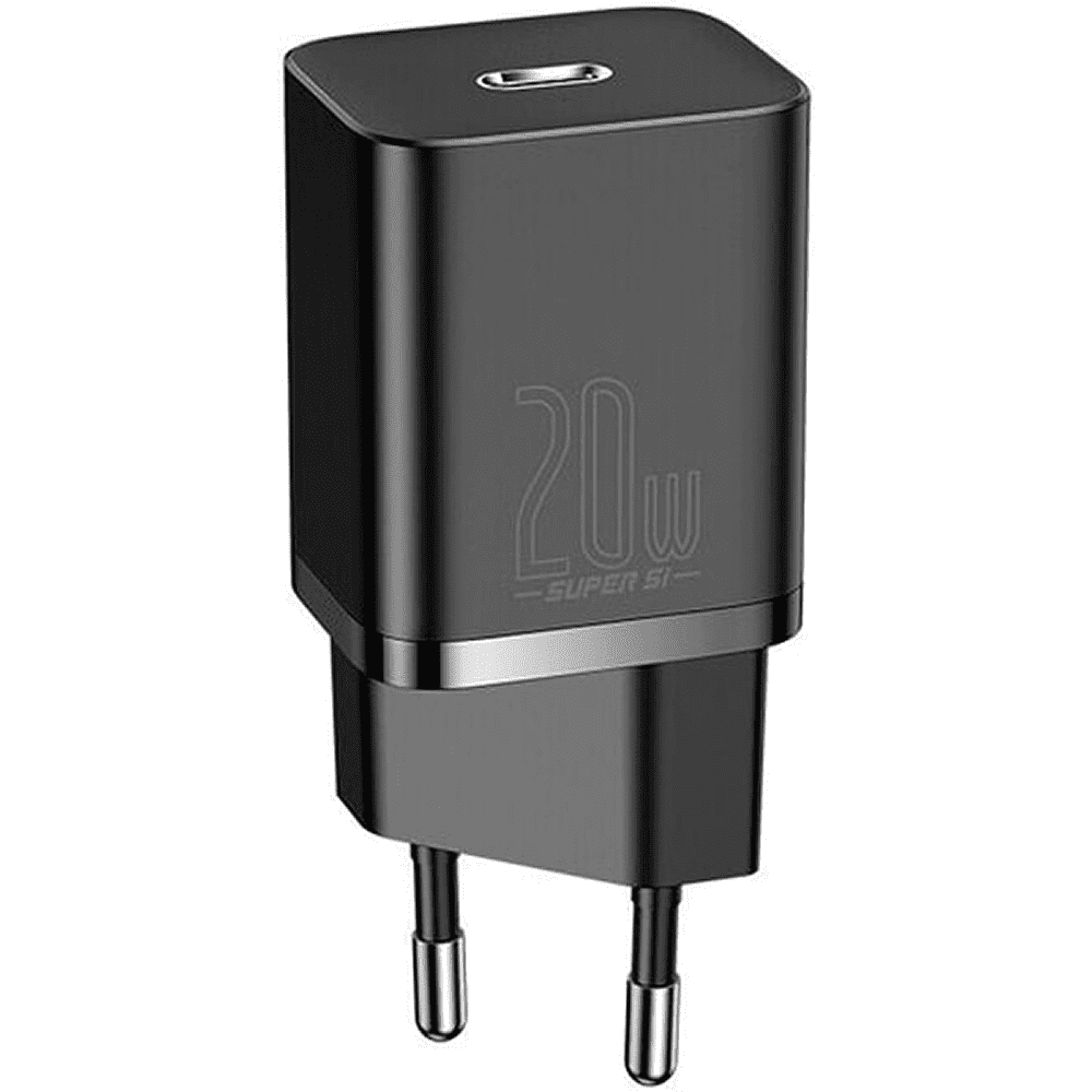 Сетевое зарядное устройство Baseus "CCSUP-B01", Super SiQuick, Charger Type-C, 20W, Black