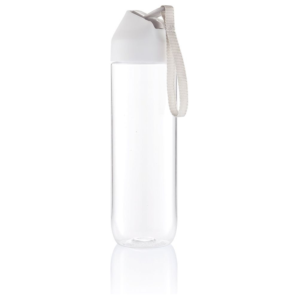 Бутылка для воды "Neva", пластик, 450 мл, прозрачный, белый