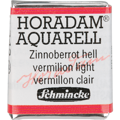 Краски акварельные "Schmincke Horadam", 342 киноварь светлая, полукювета