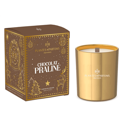 Свеча ароматическая PLANTES&PARFUMS "Chocolate Praline", 180 гр