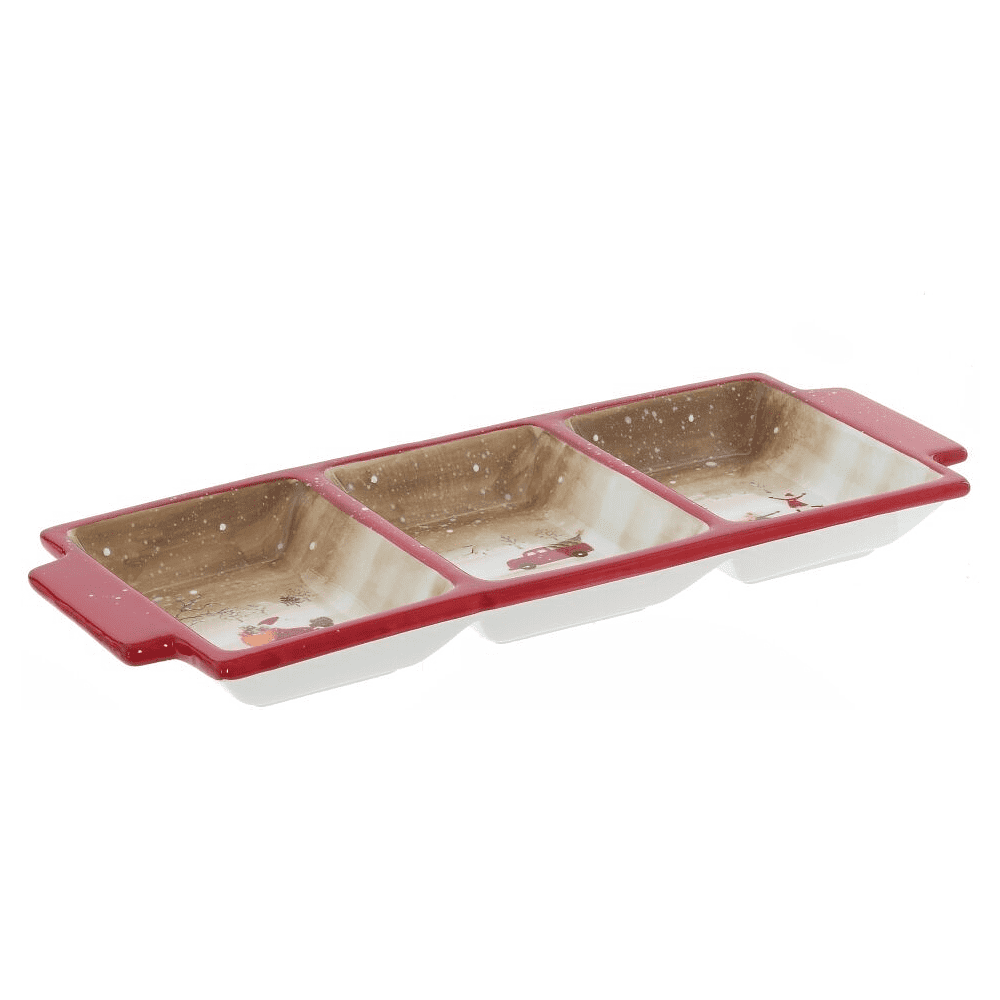 Менажница керамическая "Сказочная пора", разноцветный - 2