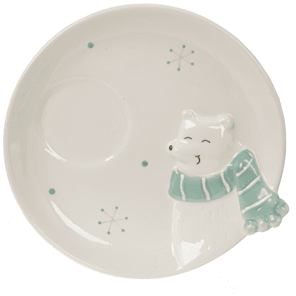 Чашка с блюдцем "Белый медведь", керамика, 245 мл, белый - 3