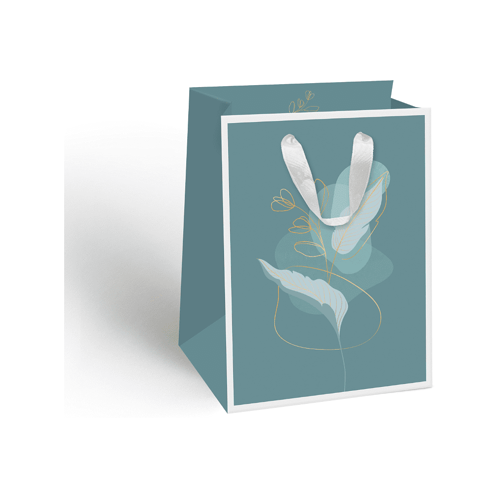 Пакет бумажный подарочный "Dune", 14х19х11 см, ассорти - 3