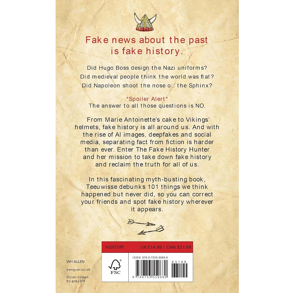 Книга на английском языке "Fake History", Jo Hedwig Teeuwisse - 2