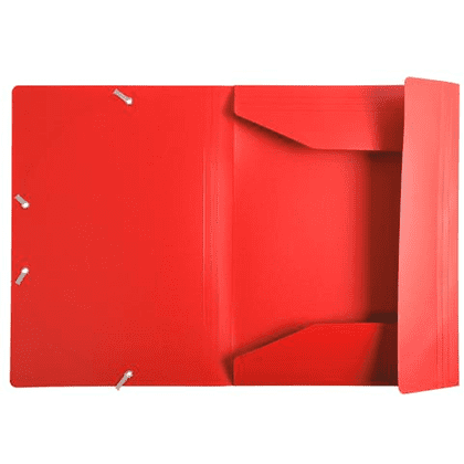Папка на резинках "Exacompta", A4, 15 мм, полипропилен, красный - 2