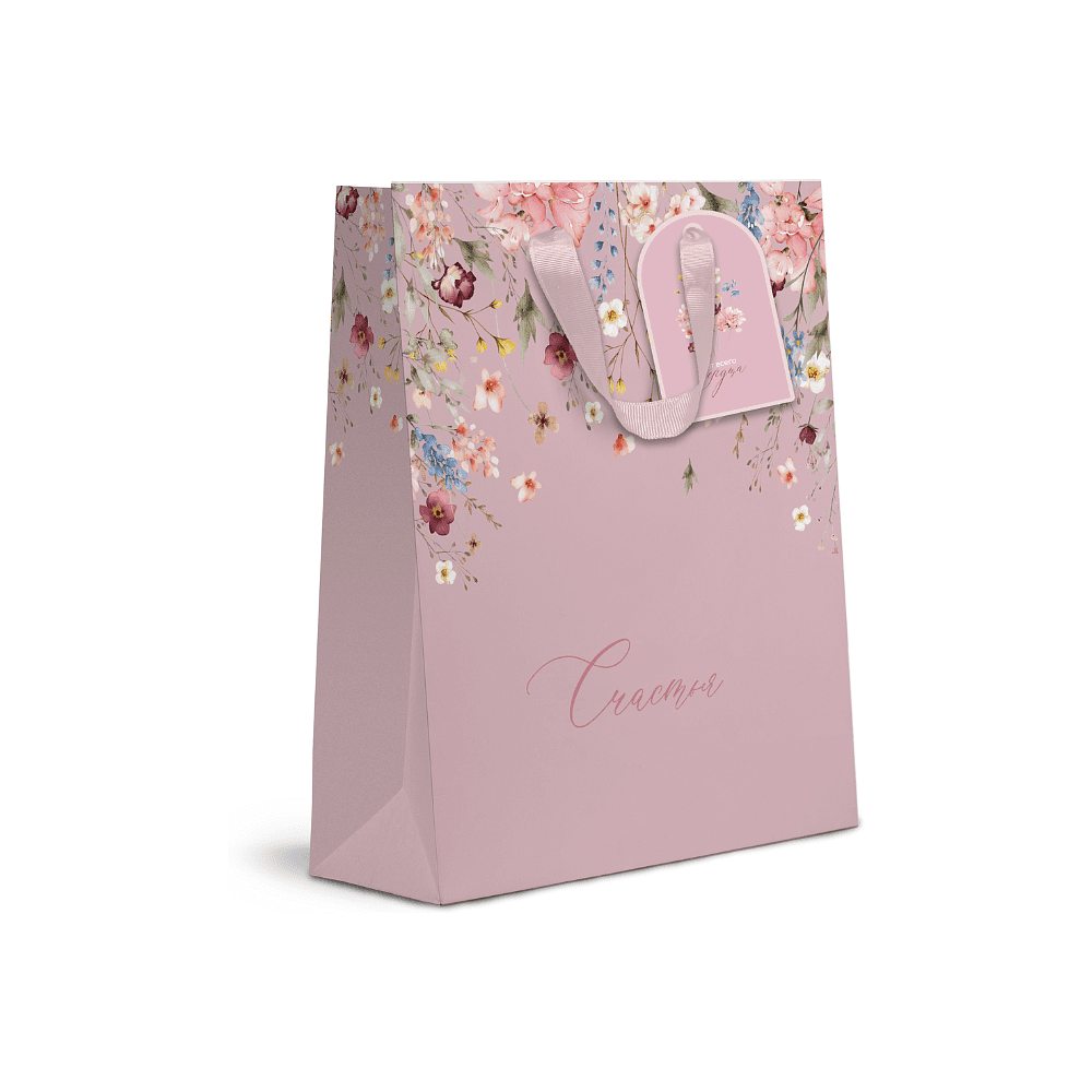 Пакет бумажный подарочный "Italy Garden LVS", 25.5х31.5х11 см, ассорти - 3