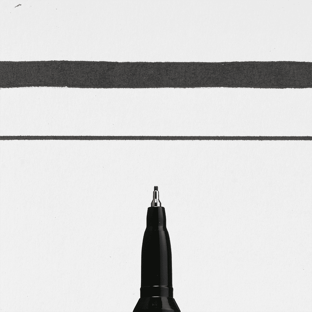 Маркер перманентный "Pen-Touch", черный - 2