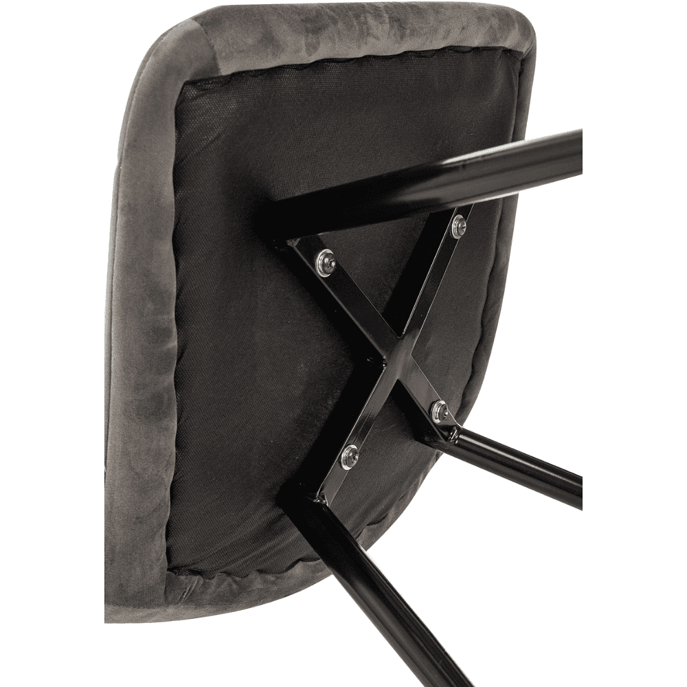 Стул Бюрократ "CH-K1_2", ткань, тёмно-серый, металл, комплект 2 штуки - 11