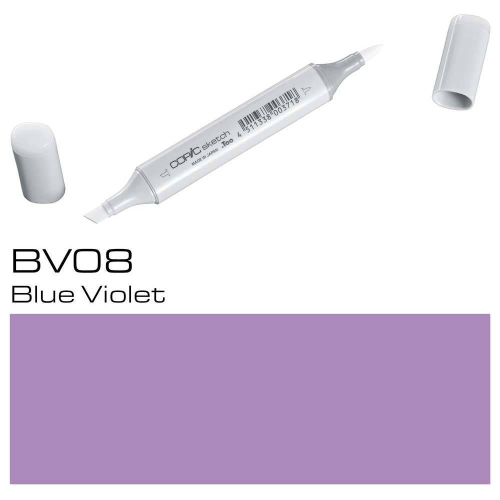 Маркер перманентный "Copic Sketch", BV-08 сине-фиолетовый