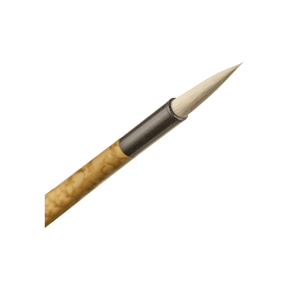 Кисть "Pinax" для каллиграфии, коза, синтетика, круглая, №3 - 2