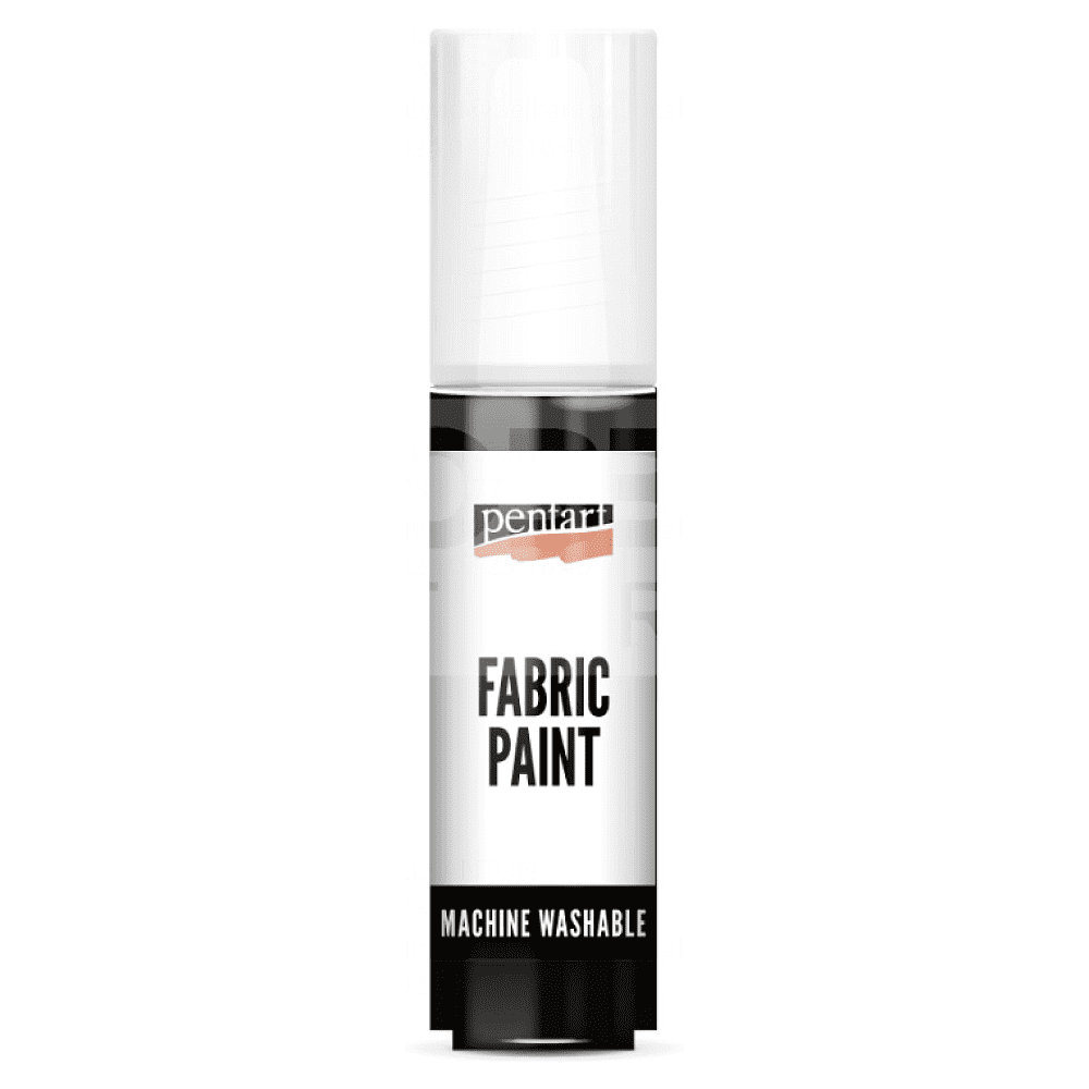 Краски для текстиля "Pentart Fabric paint", черный, банка