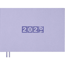 Еженедельник датированный "Джут", 181х127 мм, 128 страниц, сиреневый, 2026