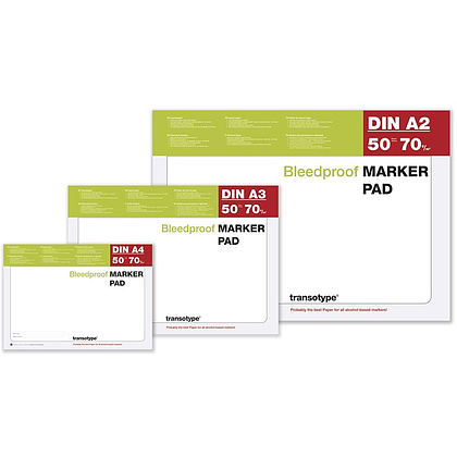 Блок-склейка бумаги для маркеров "Marker Pad", A2, 70 г/м2, 50 листов - 2