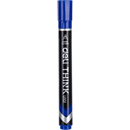 Набор маркеров перманентных "Think", 4 шт, ассорти - 4