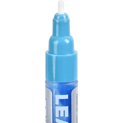 Маркер акриловый для кожи "Darwi", 2 мм, светло-синий - 5