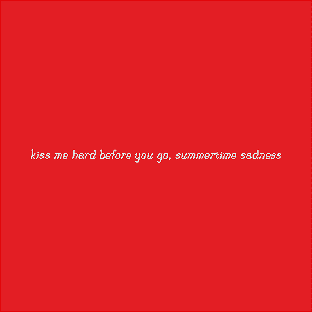 Термокружка "Summertime sadness", soft touch, красный - 2