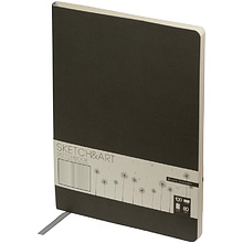 Скетчбук "Sketch&Art", 17.9x25 см, 100 г/м2, 80 листов, серый