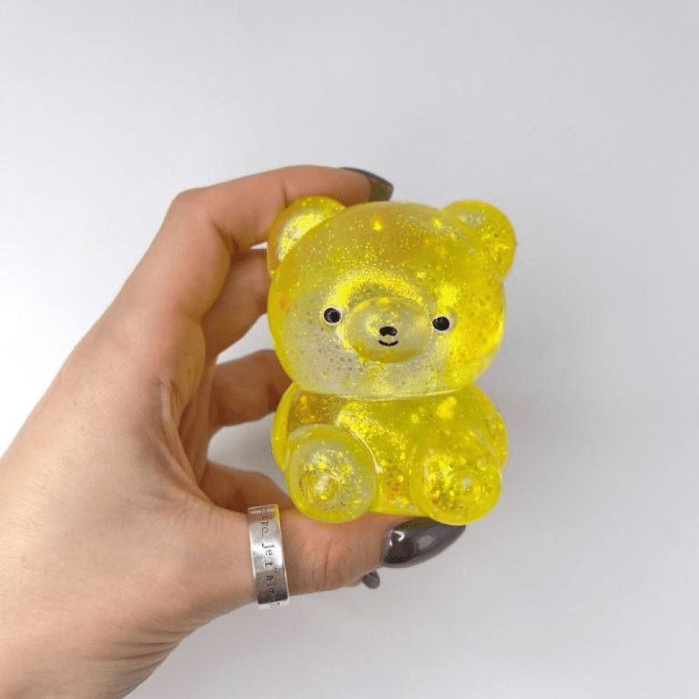 Антистресс "Cute bear", желтый - 4