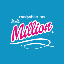 Сумка для покупок "Malyshka na million", голубой