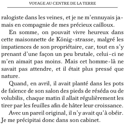 Книга на французском языке "Voyage au centre de la Terre", Жюль Верн - 9