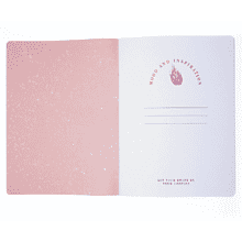 Тетрадь "Jane. Nature Mind", А4, 40 листов, клетка, скоба сбоку, бежевый