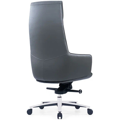 Кресло компьютерное SitZone CH-500A, кожа, алюминий, черный - 4