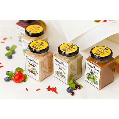 Медовый мусс "МарьЯжъ" с зелёным чаем и имбирём, 300 гр - 4