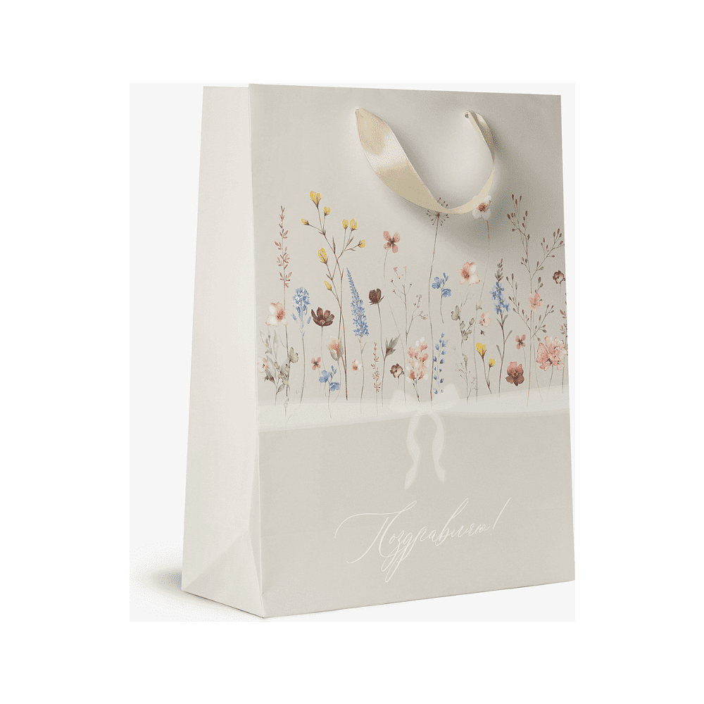 Пакет бумажный подарочный "Italy Garden LV", 25.5х31.5х11 см, ассорти - 3