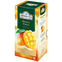 Чай "Ahmad Tea Mango Magic", 25 пакетиков x1.5 гр, черный, с ароматом манго