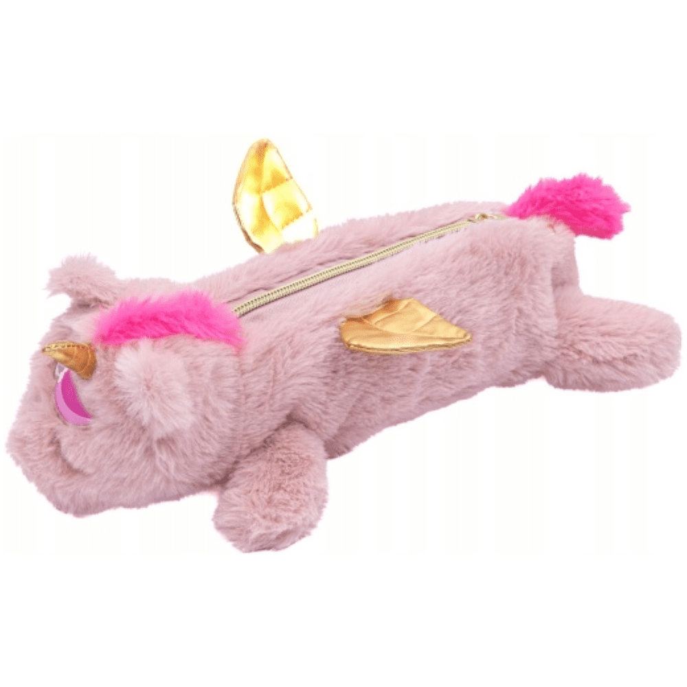 Пенал "Fluffy Unicorn", 1 отделение, розовый