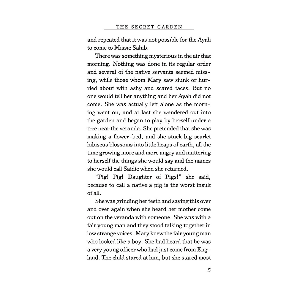 Книга на английском языке "The Secret Garden", Frances Burnett  - 4