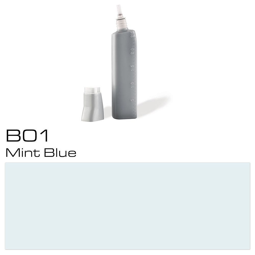 Чернила для заправки маркеров "Copic", B-01 мятный голубой