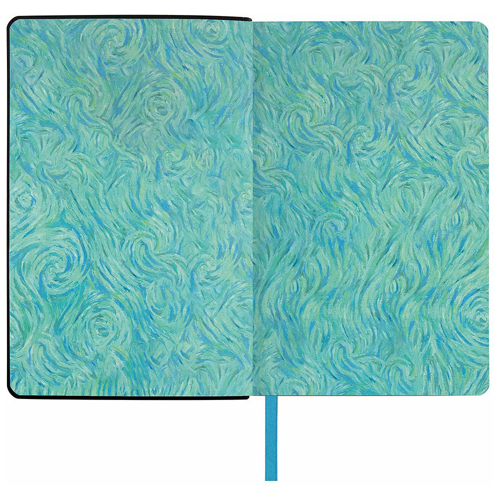 Ежедневник недатированный "Van Gogh", А5, 136 страниц, голубой - 5
