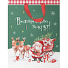 Пакет бумажный подарочный "New Years Joy", 14х19х9 см, ассорти - 4