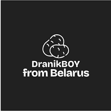 Сумка для покупок "DranikBOY from Belarus", хлопок, черный