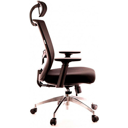 Кресло для руководителя EVERPROF "Polo", ткань, сетка, металл, черный - 2
