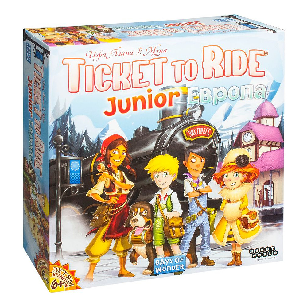 Игра настольная "Ticket to Ride Junior: Европа"