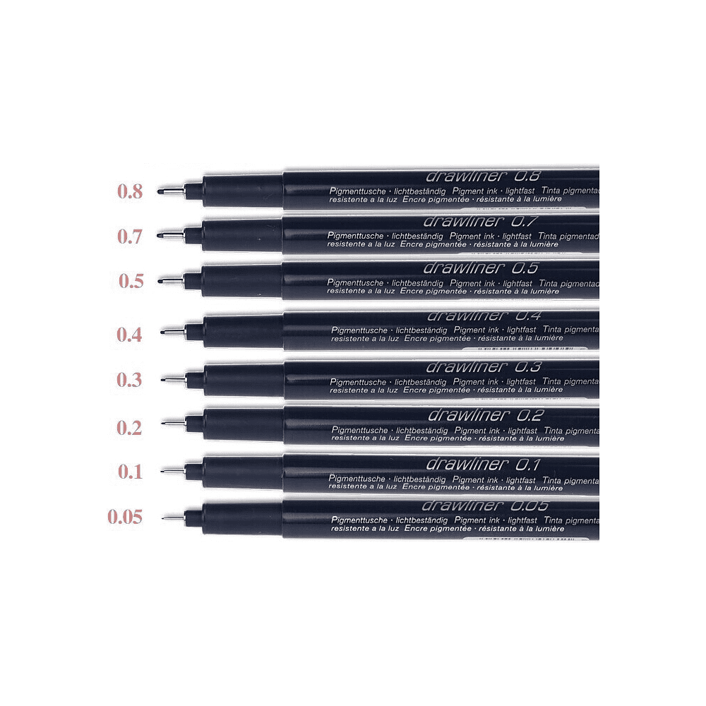 Ручка капиллярная "Edding 1880", 0.4 мм, черный - 3