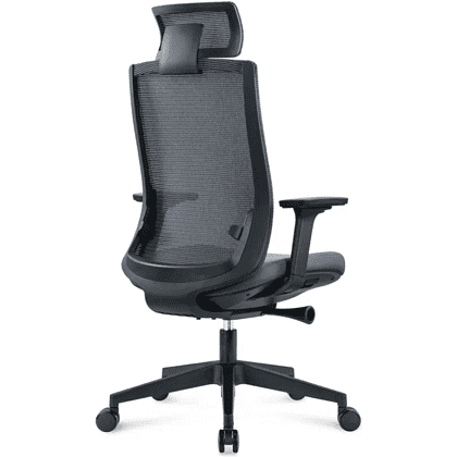 Кресло для руководителя SitZone "CH-312А", ткань, пластик, черный - 4