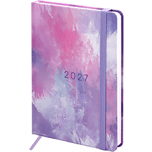 Ежедневник датированный "Pastel" на 2027 год, А5, 320 страниц, линейка, разноцветный