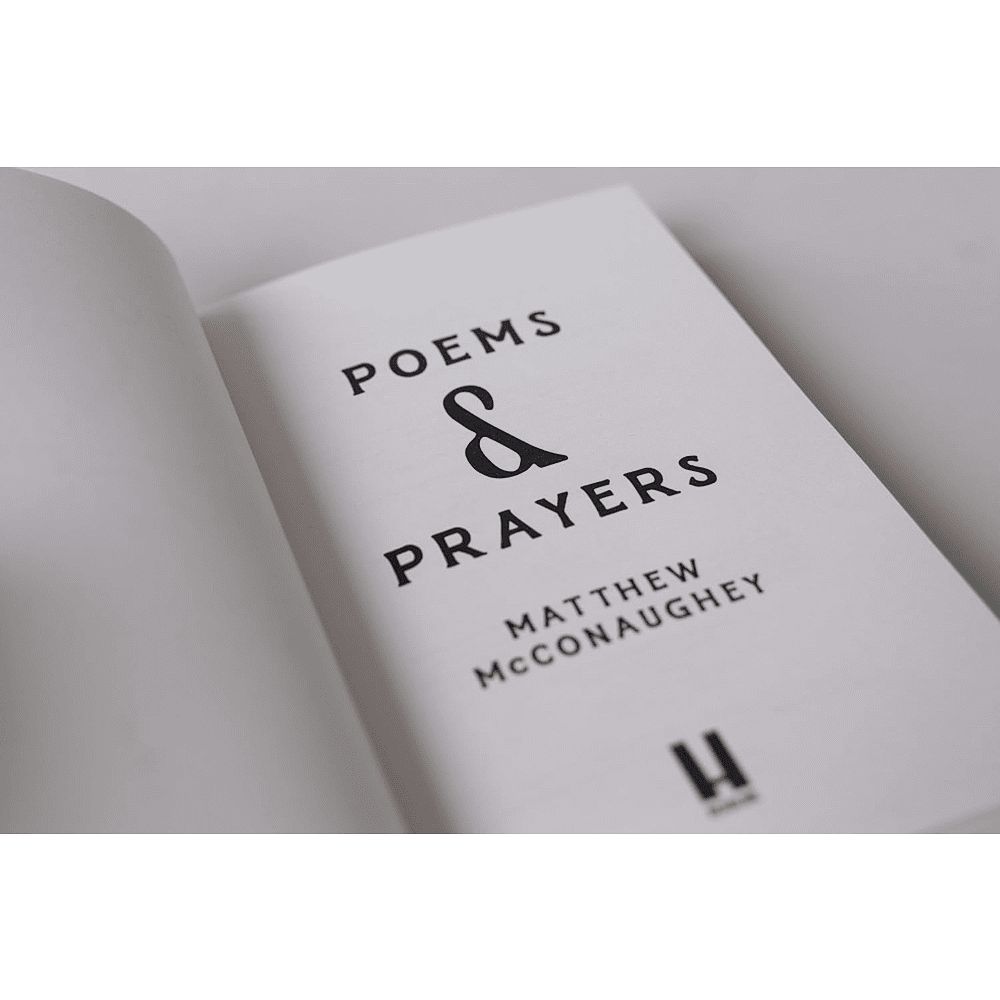 Книга на английском языке "Poems & Prayers", Matthew McConaughey - 5