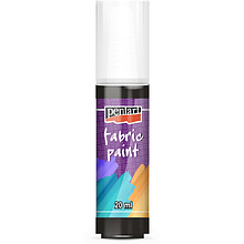 Краски для текстиля "Pentart Fabric paint", 20 мл, черный