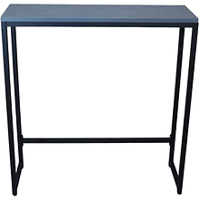 Стол консольный RION ALLERD, черный муар, Металл Бруклин