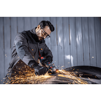 Угловая шлифмашина DongCheng DCSM04-125 (TYPE H2K), 125 мм, 2 АКБ, 6 Ач, З/У 4 А - 4