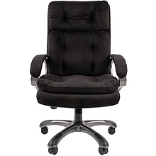 Кресло для руководителя "Chairman 442", ткань, пластик, черный