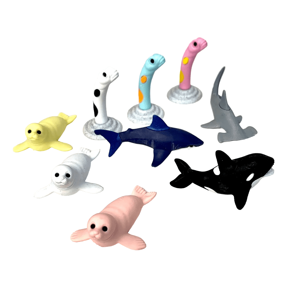 Ластик "IWAKO Sea Animal 2", 1 шт, ассорти