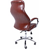 Кресло для руководителя AksHome "Mastif", экокожа, хром, темно-коричневый - 4