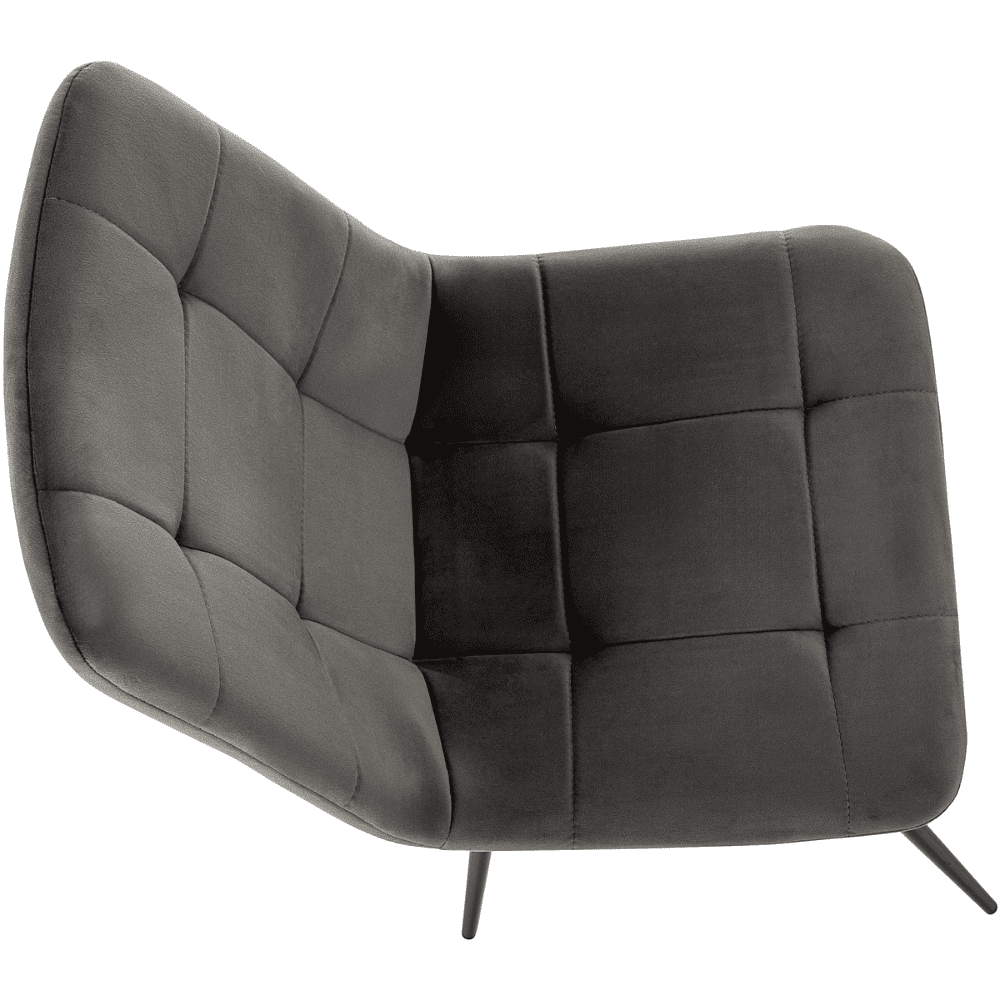 Стул Бюрократ "CH-K1_4", ткань, тёмно-серый, металл, комплект 4 штуки - 7