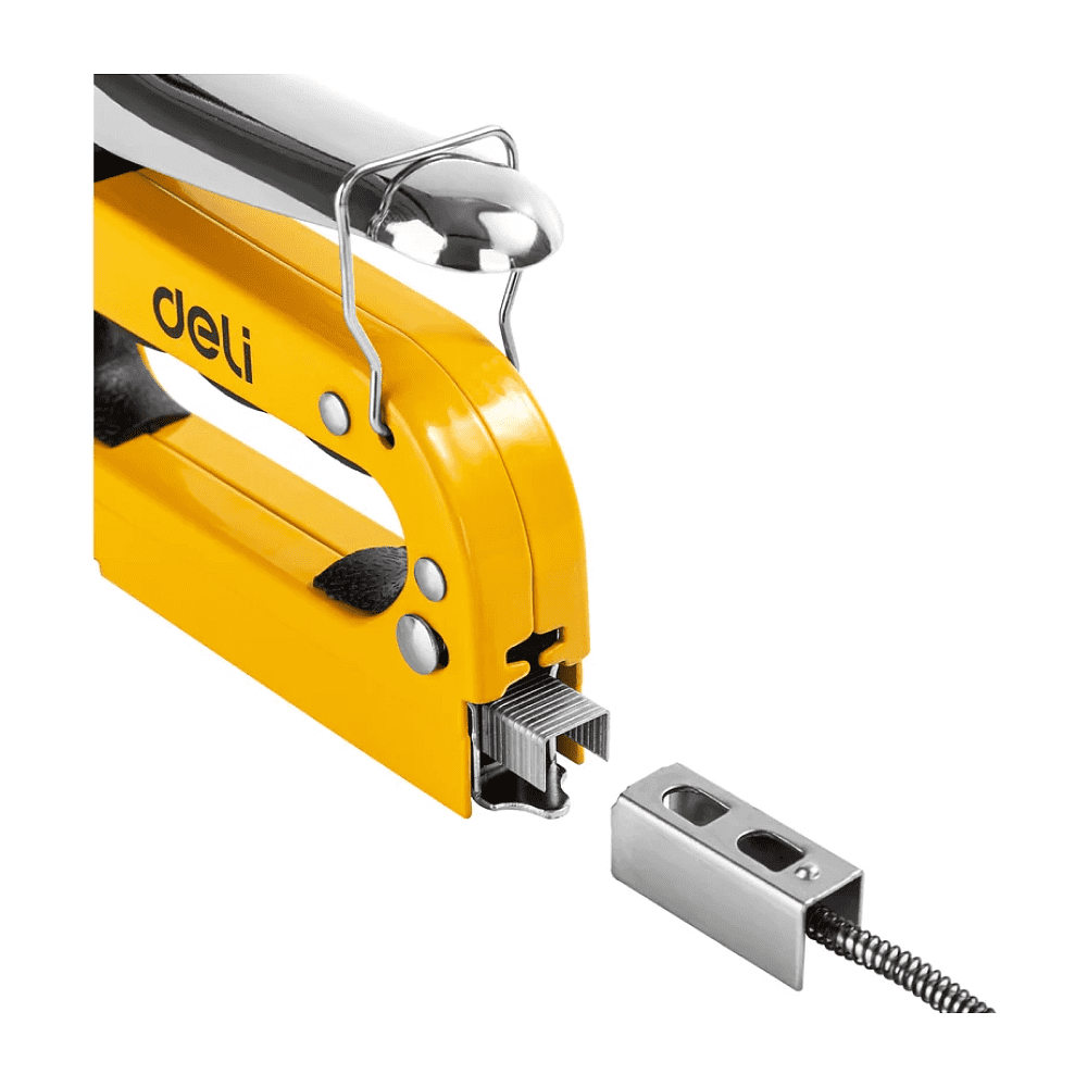 Набор механический степлер и скоборасшиватель Deli YS EDL238105, 3-в-1+ комплект скоб, кейс - 19