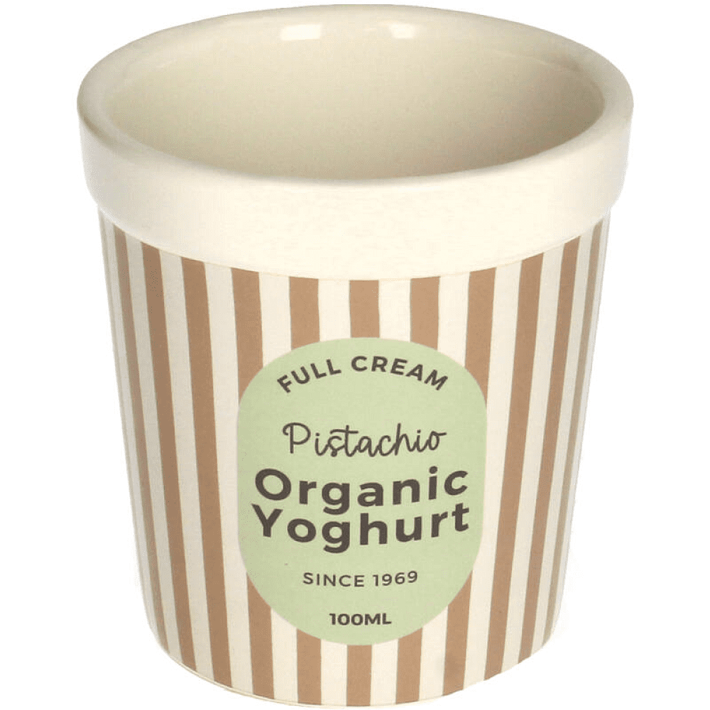 Кашпо "Organic Yoghurt", керамика, коричневый